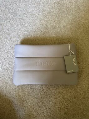 RHODE Grey Padded Sleeve Bag